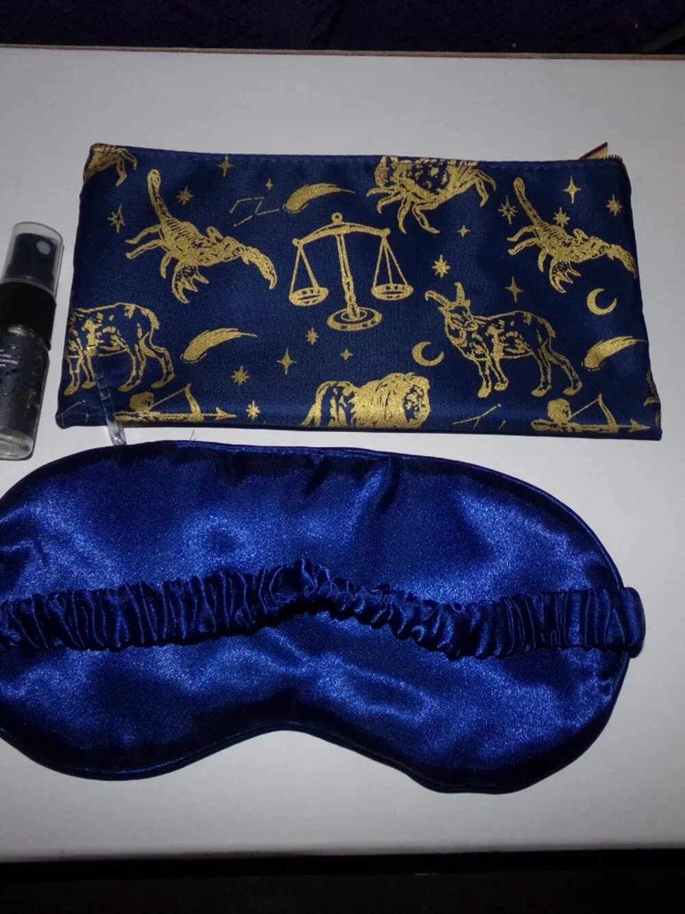 New 3 Sun Sweet Dreams Sleep Gift Set Eye Mask Travel Pouch Lavender Pillow Mist